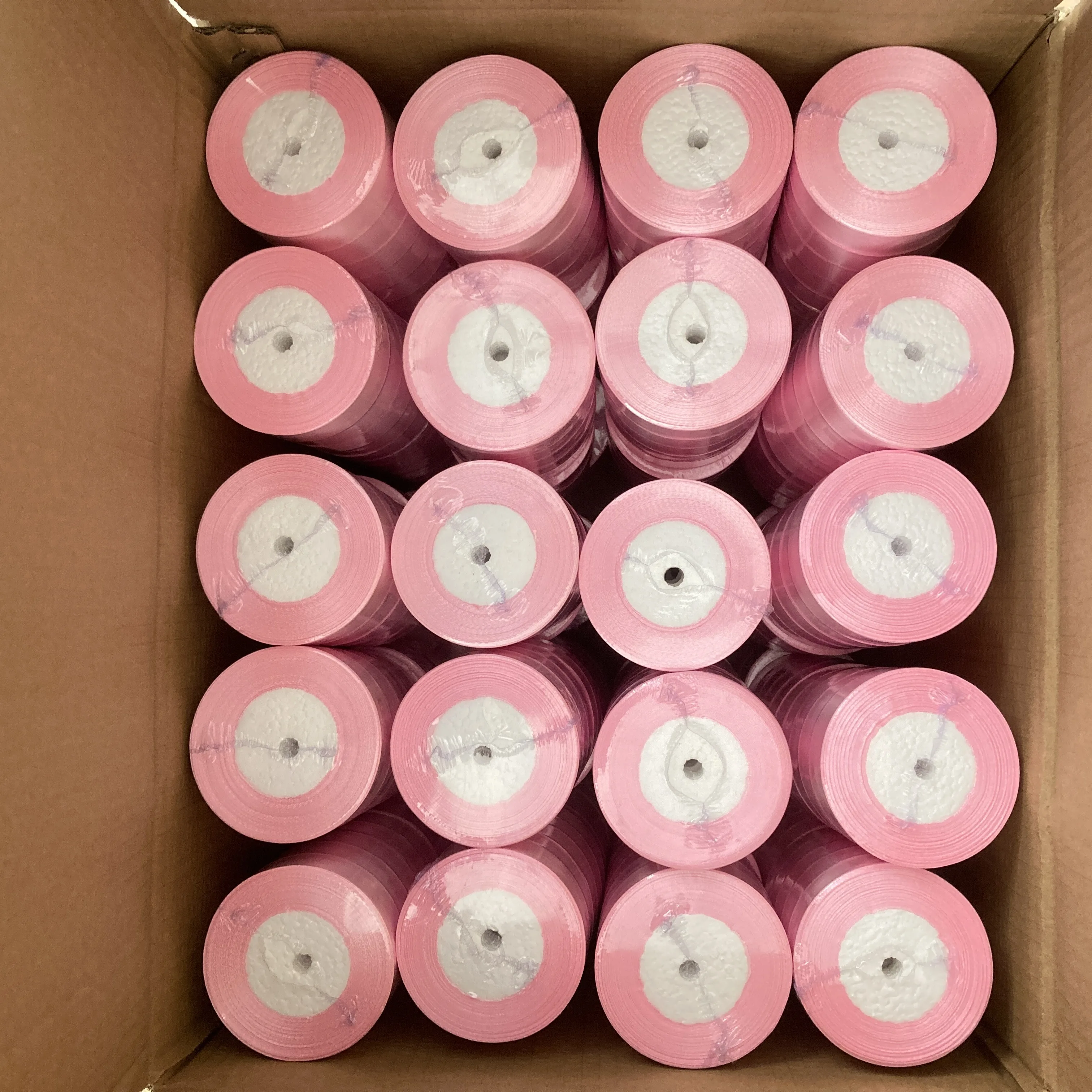 Byron Wholesale Custom Satin Ribbon Roll 1.5 Inch Satin Ribbon 4 cm for Floral Bouquets Gift Wrap