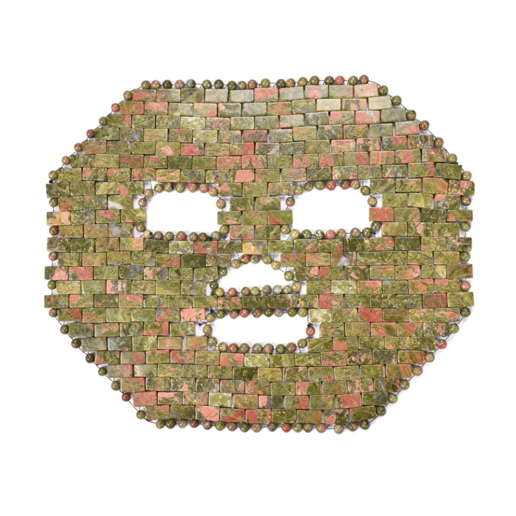 
Nature Face Mask Cooling Jade Sleep Facial Mask Jade Massager Cold Therapy For Anti Aging 