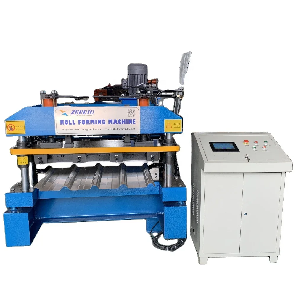 Full Automatic High-Quality Zinc Trapezoid Tile Metal Roof Sheet Cold Bending Roll Forming Machine