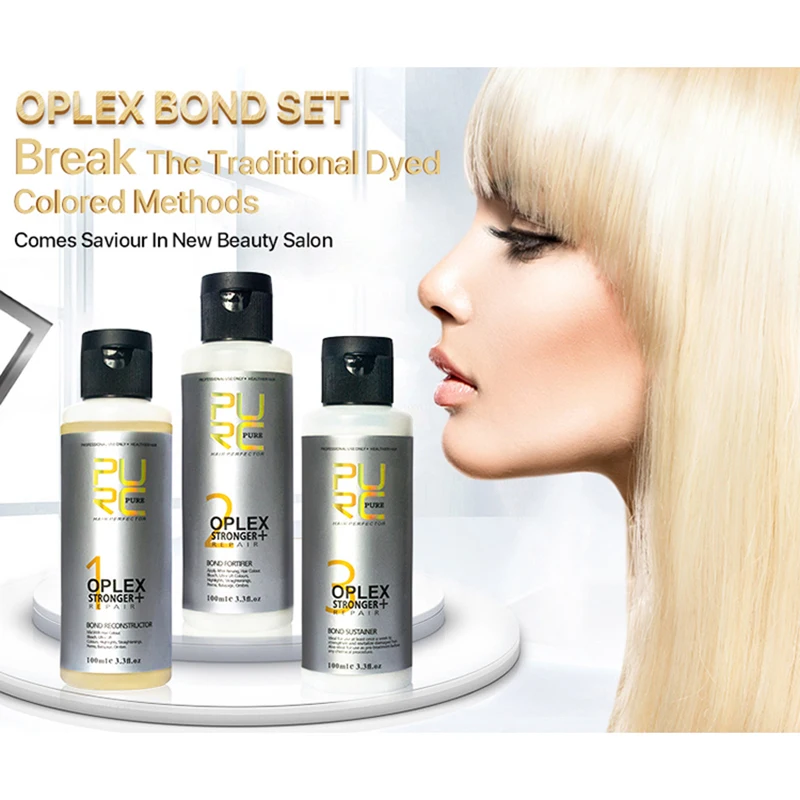 PURC Reconnect Damaged Hair Strengthen Hair Treatment Oplex Repair Hair Bond Set