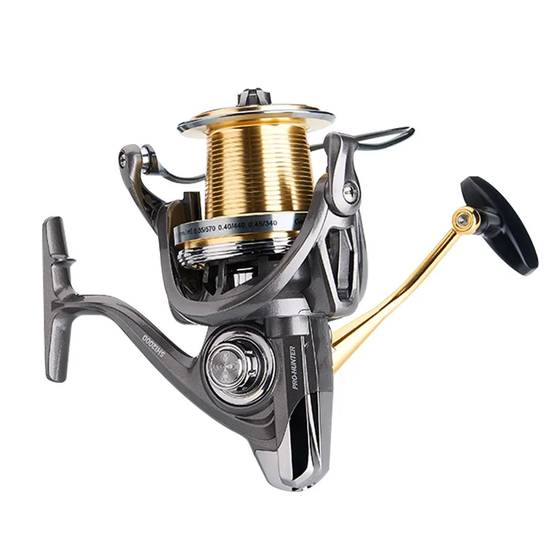 Fishing Reel SH8000-12000 No Gap Metal Spool Max Drag 20KG Spinning Reel High Speed 4.6:1 Reel Fishing