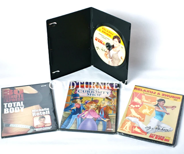 Replicate CD DVD in slim cd dvd case packaging with USB and Vinyl Record pressing