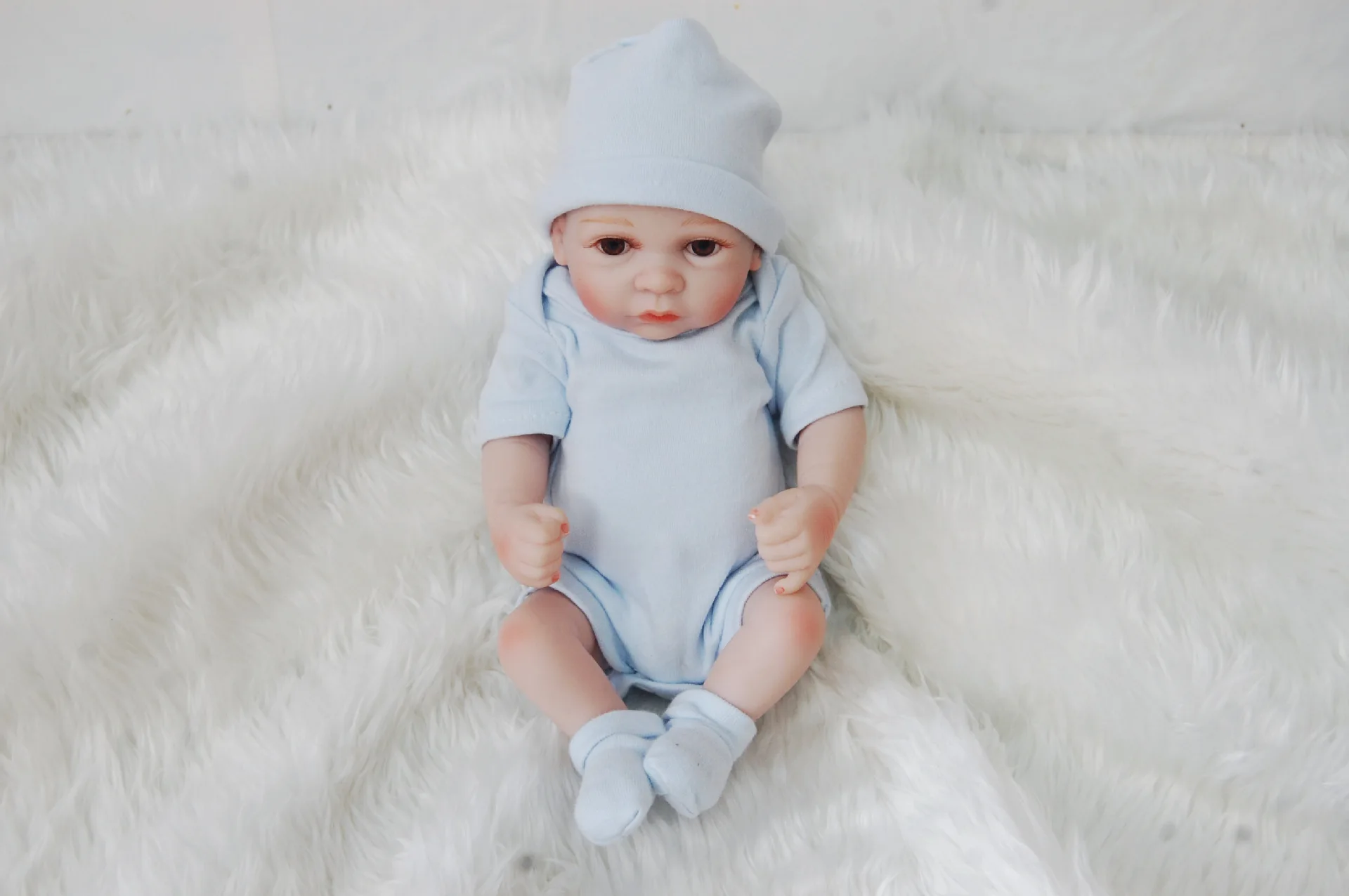 Factory Customization Pure Silicone Reborn Baby Dolls Set For Girls merry christmas
