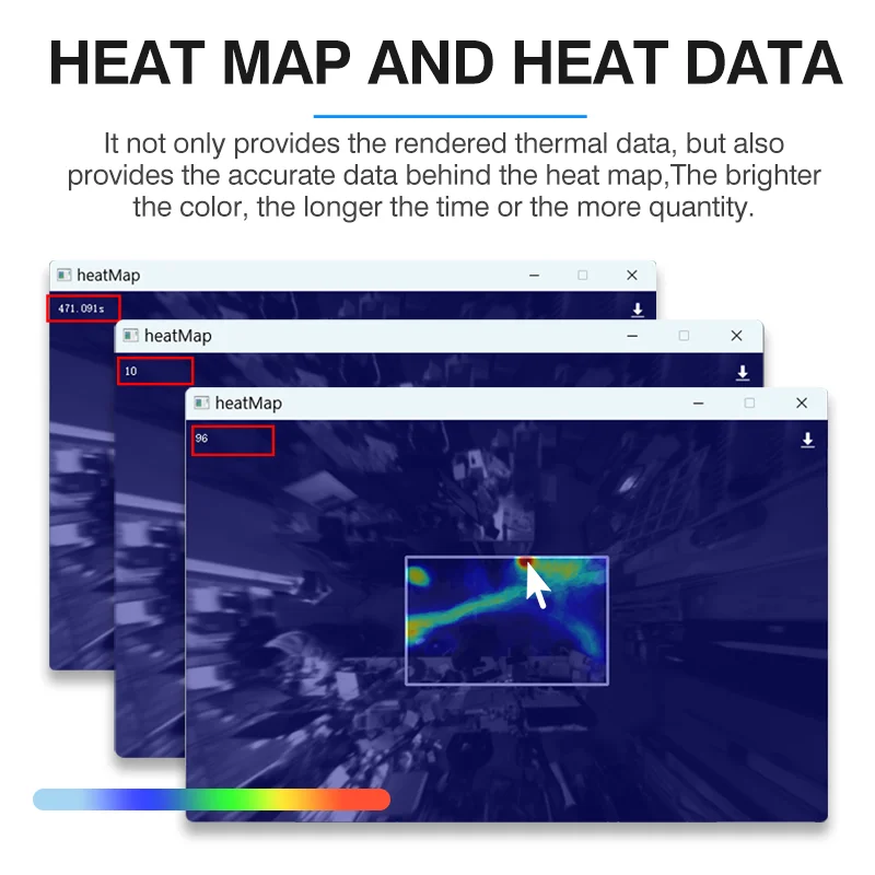 2023 FOORIR thermal people counter ai camera headcount for store