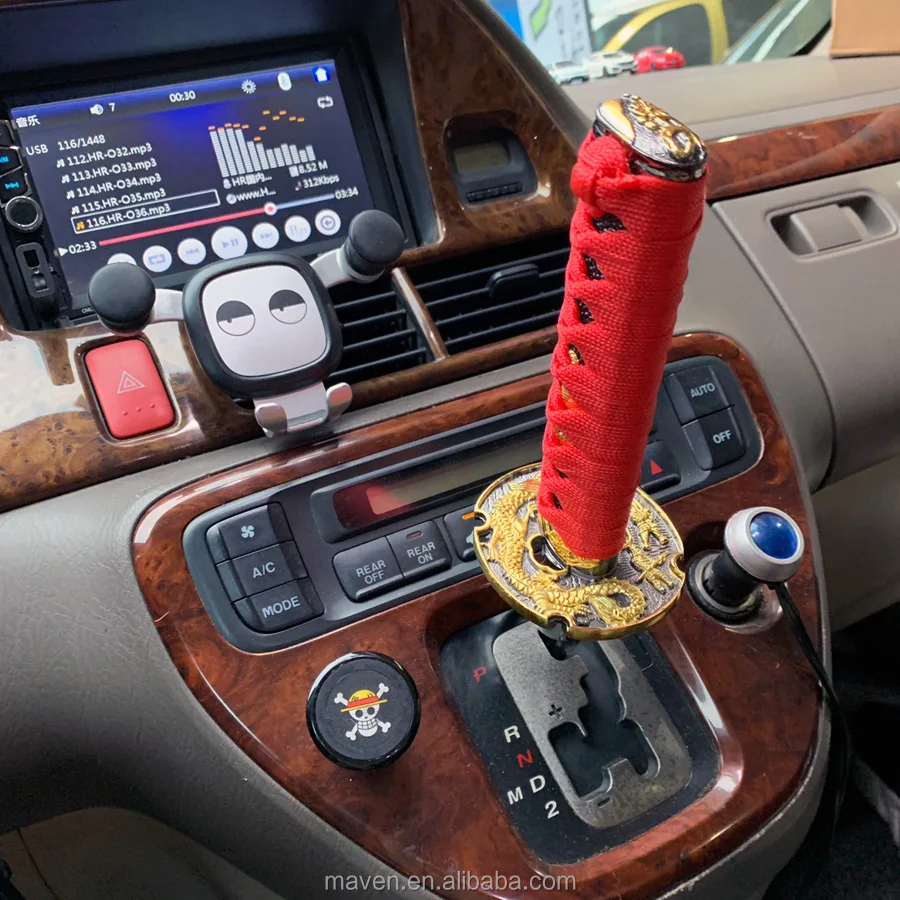 Универсальный 15-30 см JDM японский самурайский меч катана ручка переключения передач