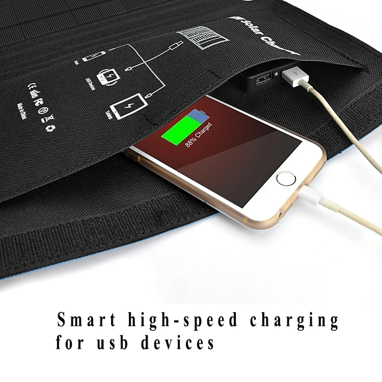 
SunPower Fold Portable Solar panels Charger with 14W cell 