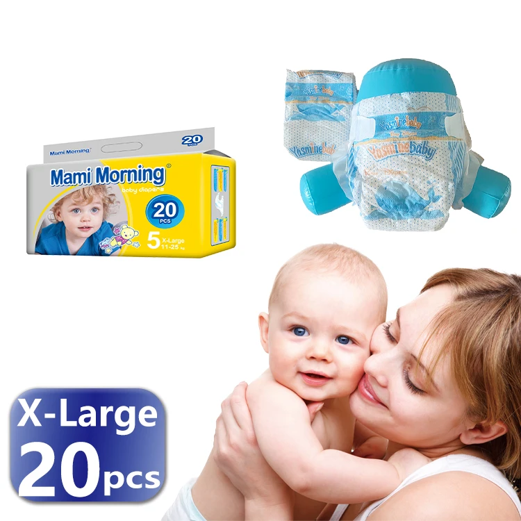 A grade cheap price loose baby diapers bulk packing compressing in bales