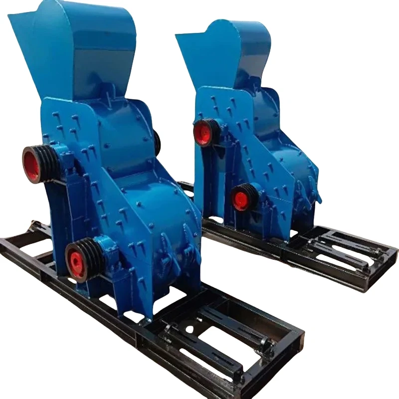 Mobile Double Stage Free Bottom Crusher with Double Rotor Dry Wet Material Fine Crusher for Sand Making Machinery