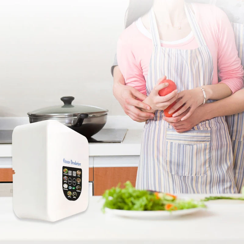 New design hot sale small smart ozone fresh vegetable cleaning machine for household portable cleaning the fruit