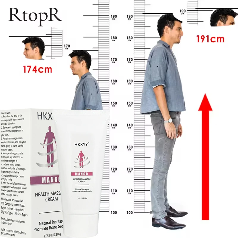 mango health massage bone growth promoting men women height increasing cream for foot