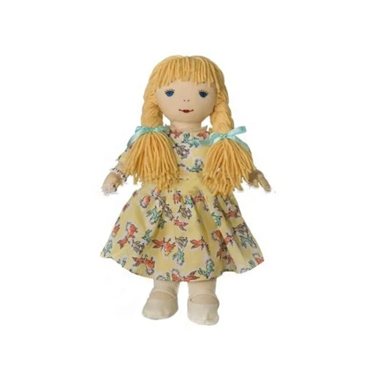 Wholesale Christmas Toys Present Cute Kids Plush Girl Rag Doll