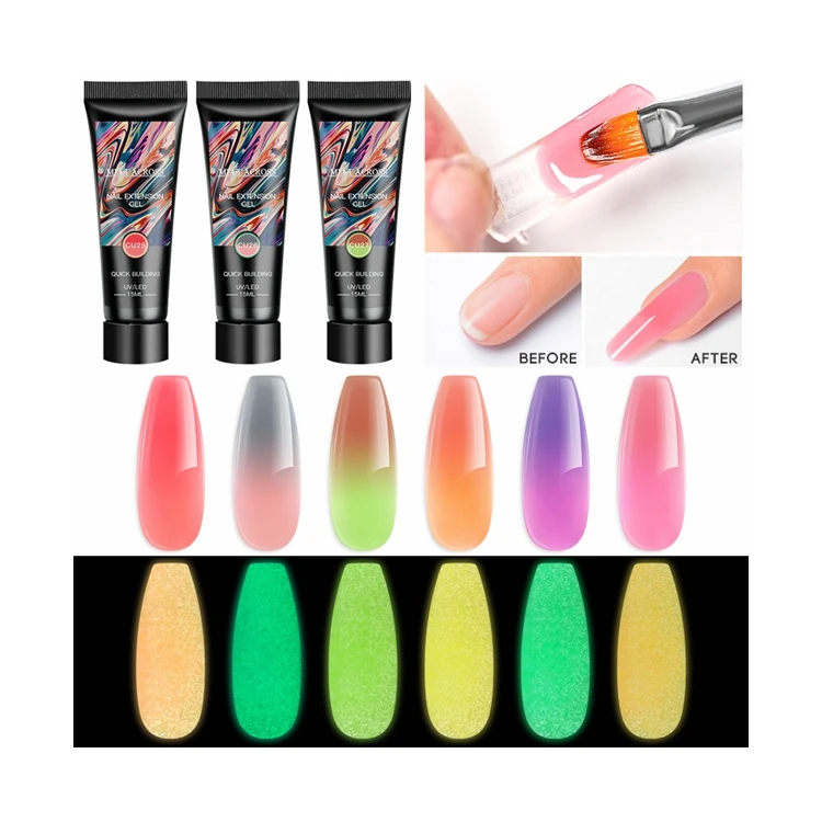 Genuine Fakes Nail Acrylic Tip White Polish Camouflage Buildering Uv Natural nail extensions acrylic gel