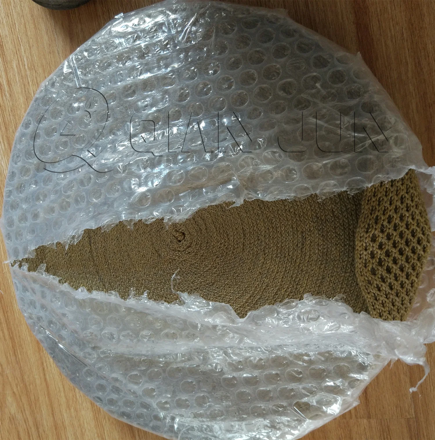 Car Rear Glass Prevent Mold Marks Ring Mold Mesh Belt Covering Stainless Steel Mesh Strip on Glass Tempering Furnace