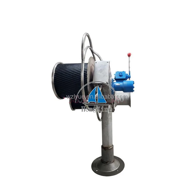 LongLine Hauler marine winch net hauler for fishing boat   Hydraulic capstan Winch for rope, wrecker, fishing boat, trawl