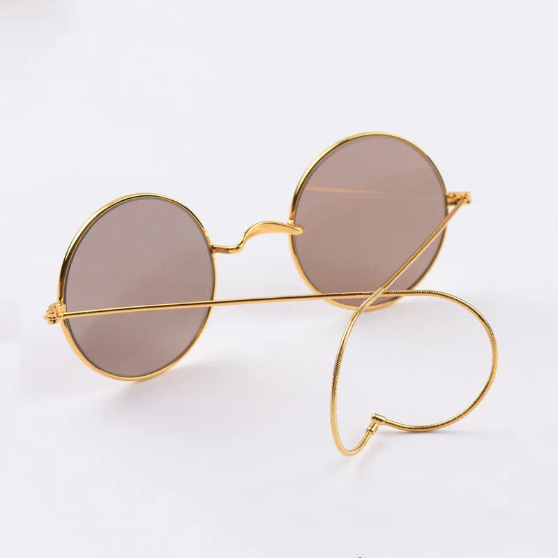 Wholesale Popular Female Optical Frame Round Metal Fashion Glasses Popular Cable arms Optical Glasses Frames For Women