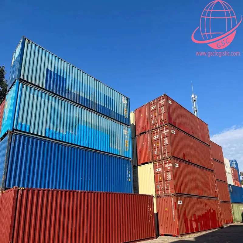 Б/у, открытая сторона, 40 футов в длину, высокий куб 40 футов, стандартный сухой контейнер