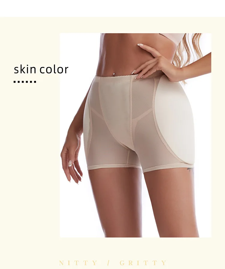 Custom Women Silicone Padded Butt Foam Panties Butt Lifter Shorts Padded Hips And Buttock Panties Hip Enhancing Panties