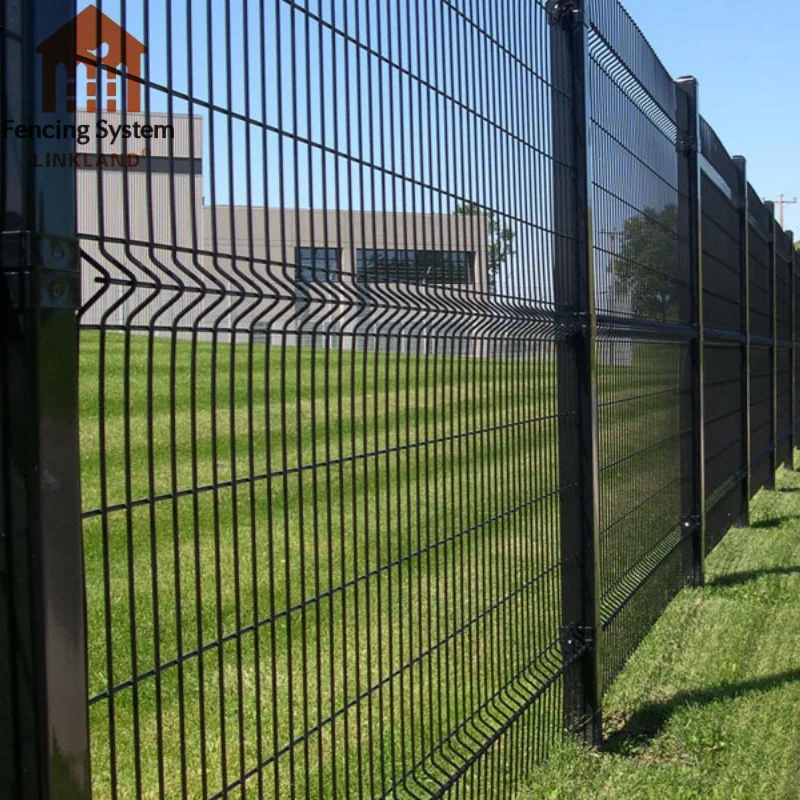 China made best quality double loop wire mesh fence 3d curved welded wire mesh fence panel for garden