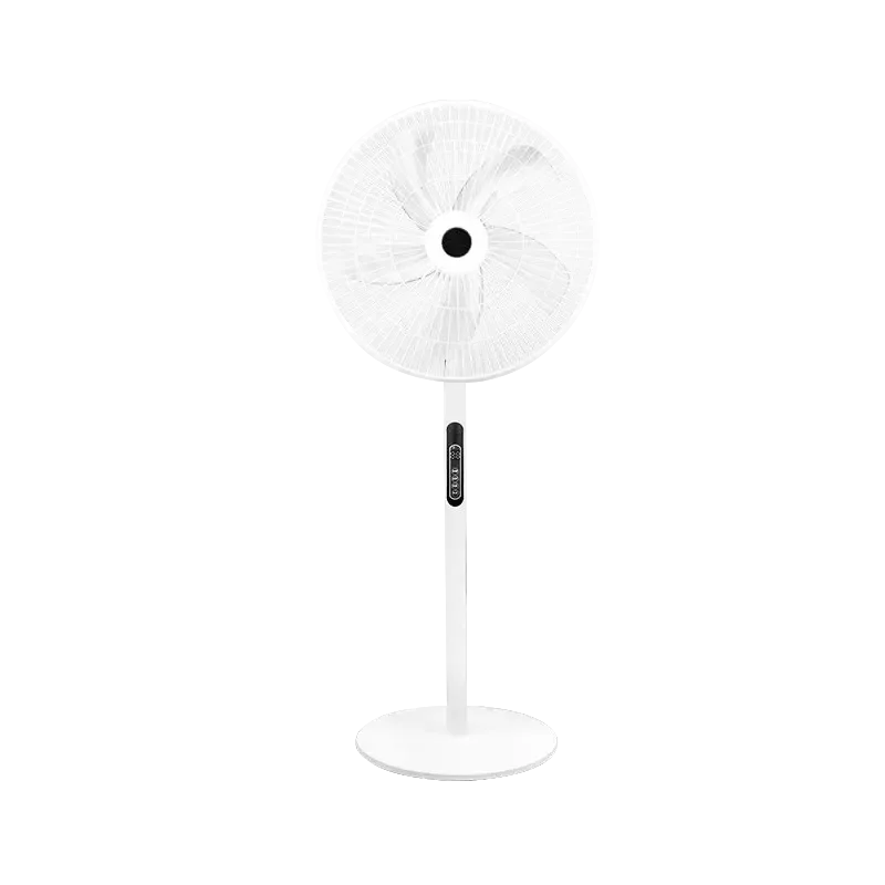 Newest Electronic Fans Eight Gear Wind Speed Five Leaves Intelligent Energy Saving Electric Floor Fan With Remote Control