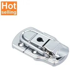 MIT HC266 galvanizing silver metal hasp lock for high-grade heavy duty airplane meal food truck case small locks hardware