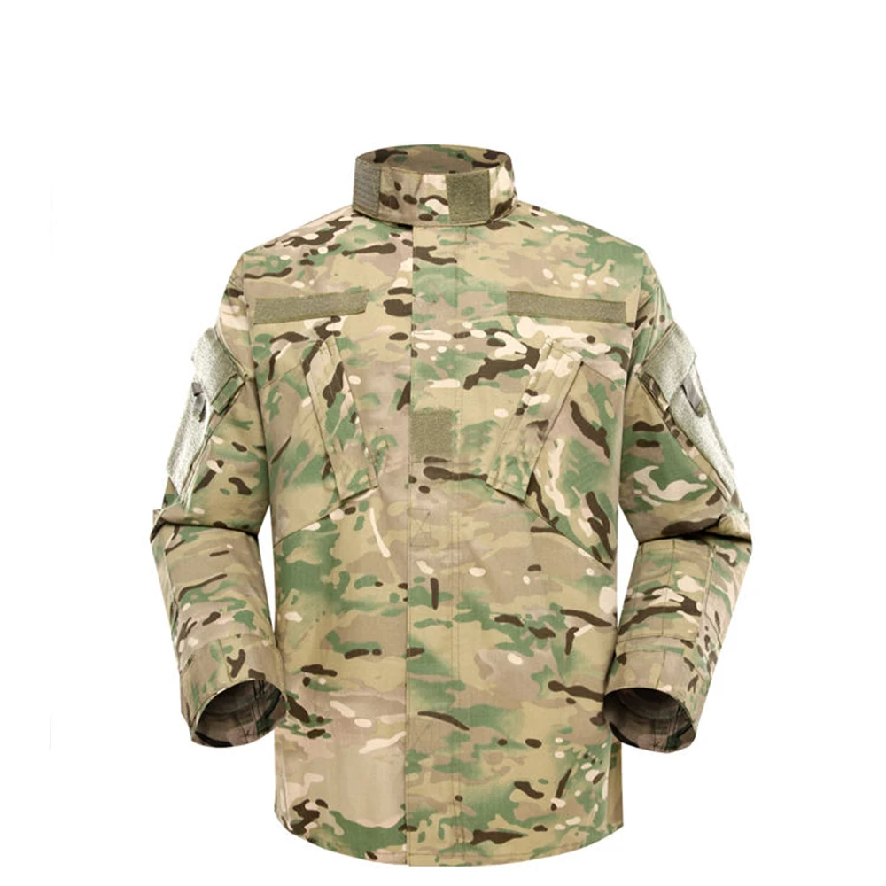 Shinesia Custom Camouflage Uniform Zipper Tactical Jacket Training Clothes