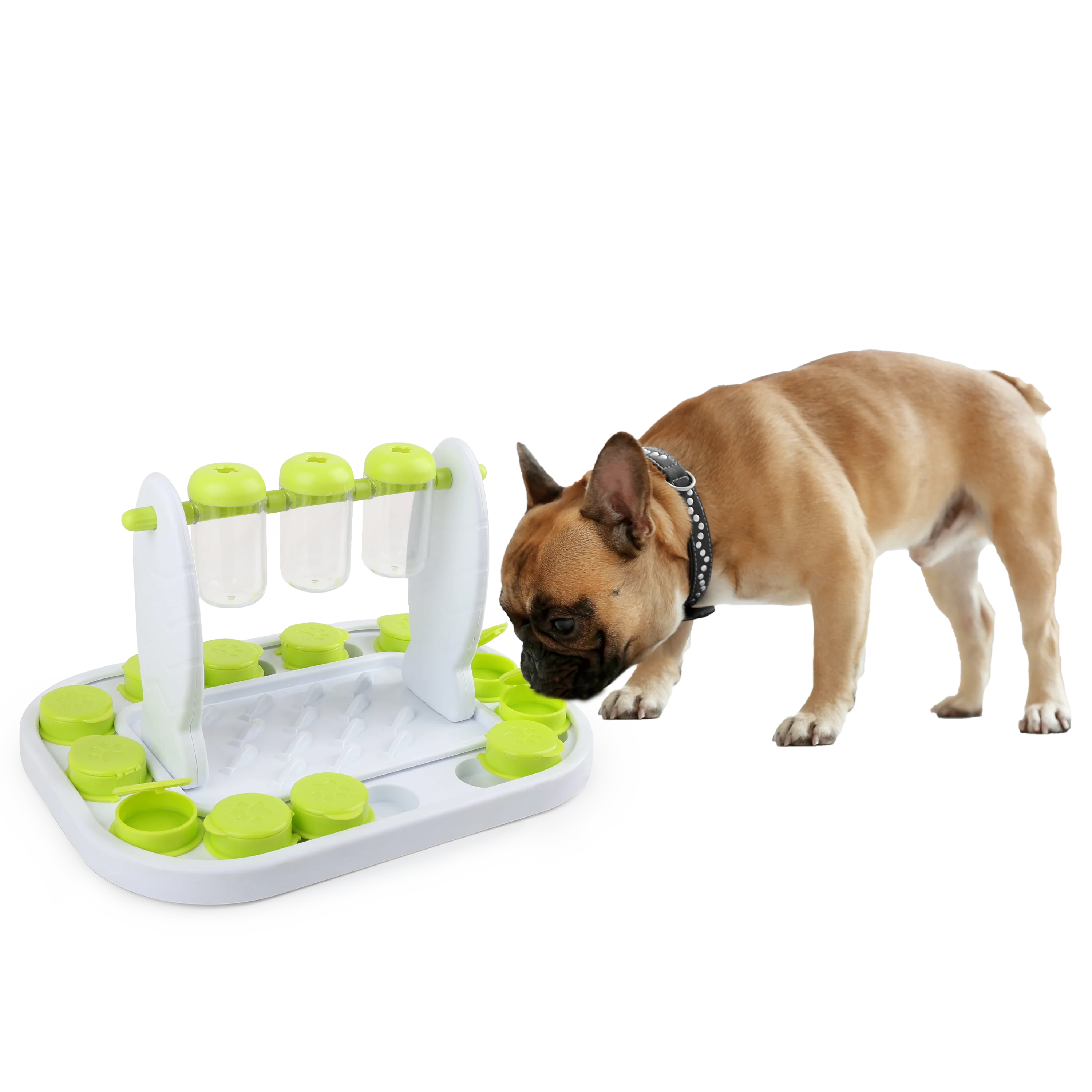AFP Interactive Dog Slow Feeding Puzzle IQ Training Food Dispenser Pet Dog Treat Bistro Mental Stimulation Pet Toys