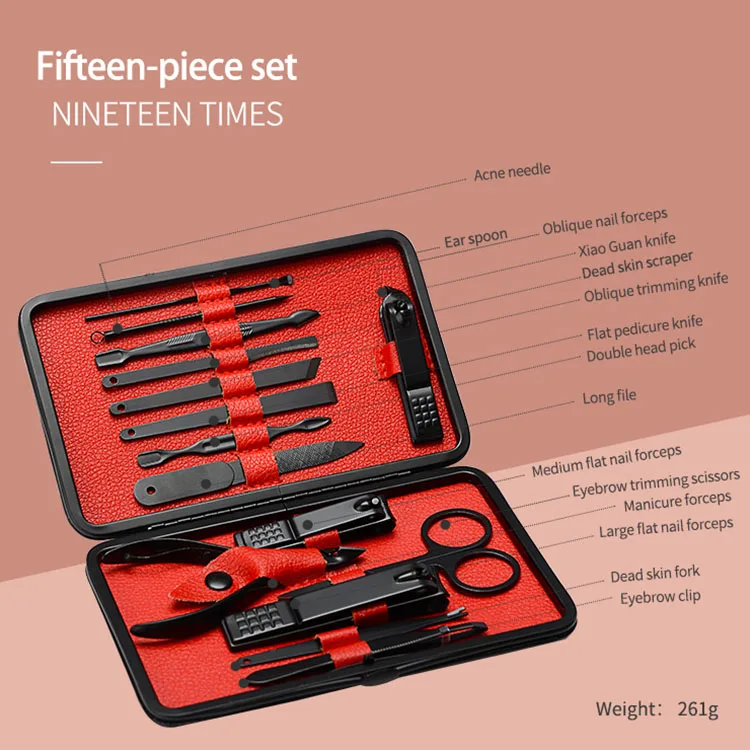 eyebrow grooming kit nail cutter care manicure pedicure nail pedicure manicure set