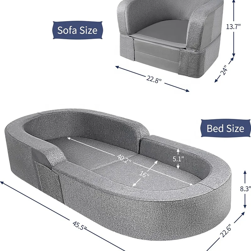 2 in 1 living room indoor outdoor travel infant sofa cum chair stackable soft cushion seat foldable baby sofa chair