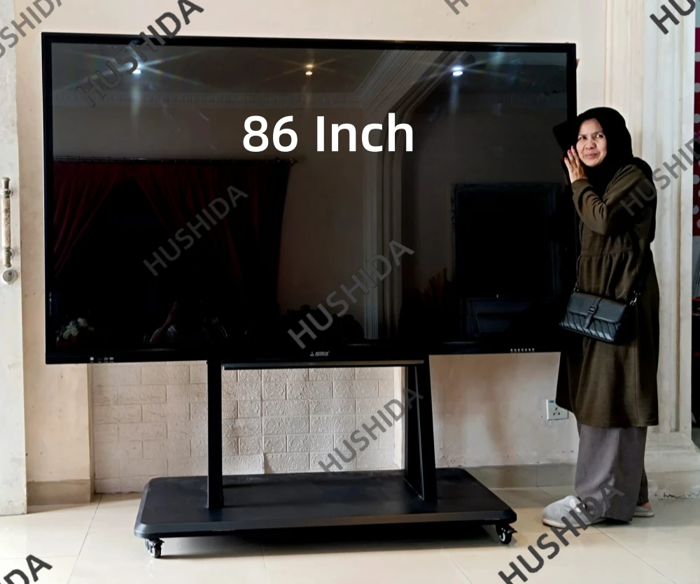 Factory Price 100 86 75 65 Inch Multi Touch Screen All In One Smart Board Flat Panel Interactive Whiteboard For Sale