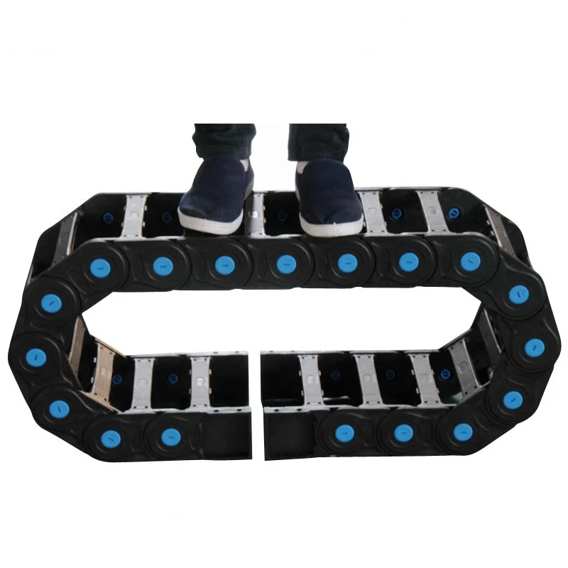 Plastic Nylon Plastic Bridge And Enclosed energy Drag Cable Carrier Chain