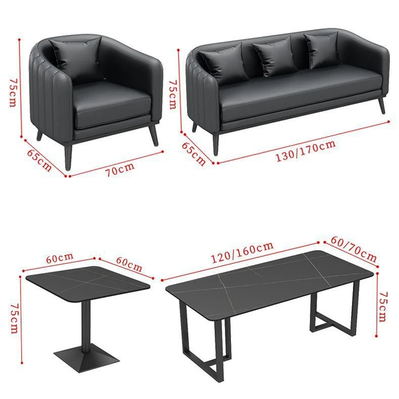 Retro industrial style bar deck sofa coffee Western restaurant rest area dining table and chairs set