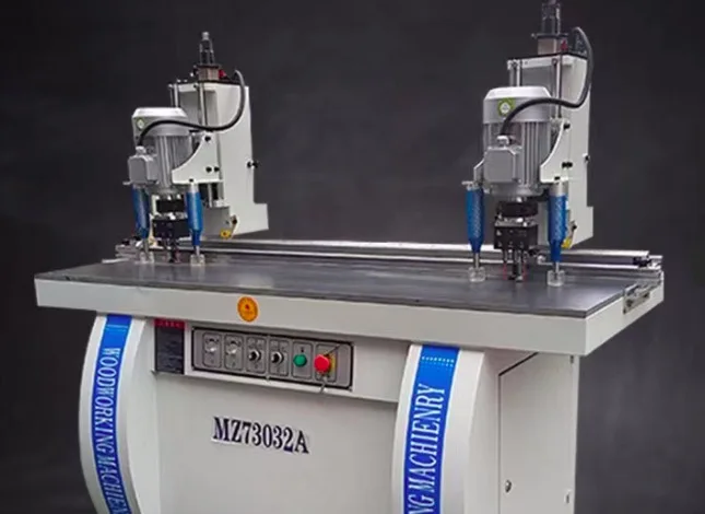 OEM ODM wooden board Double Head 8 grain Automatic Wooden Pallet Collar Drilling Machine