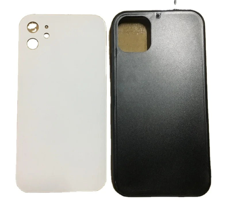 Custom Sublimation Glass Case 2D Heat Transfer Cover Custom Case Blank White 2d Case To Sublimate For iPhone XS 11 12 13 Pro Max