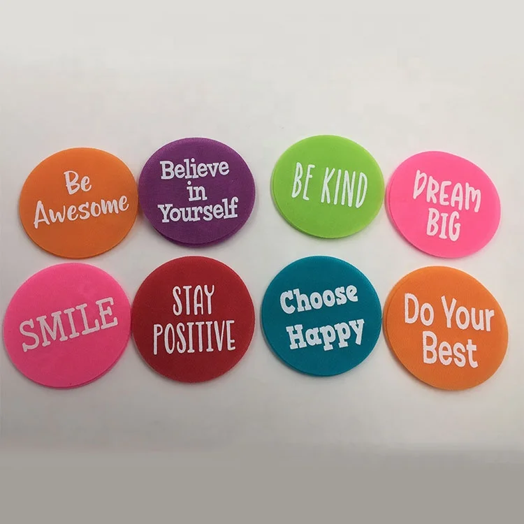 Custom printed Velcroes dots Carpet Spot Sit Markers Floor Dots Spots  for Classroom