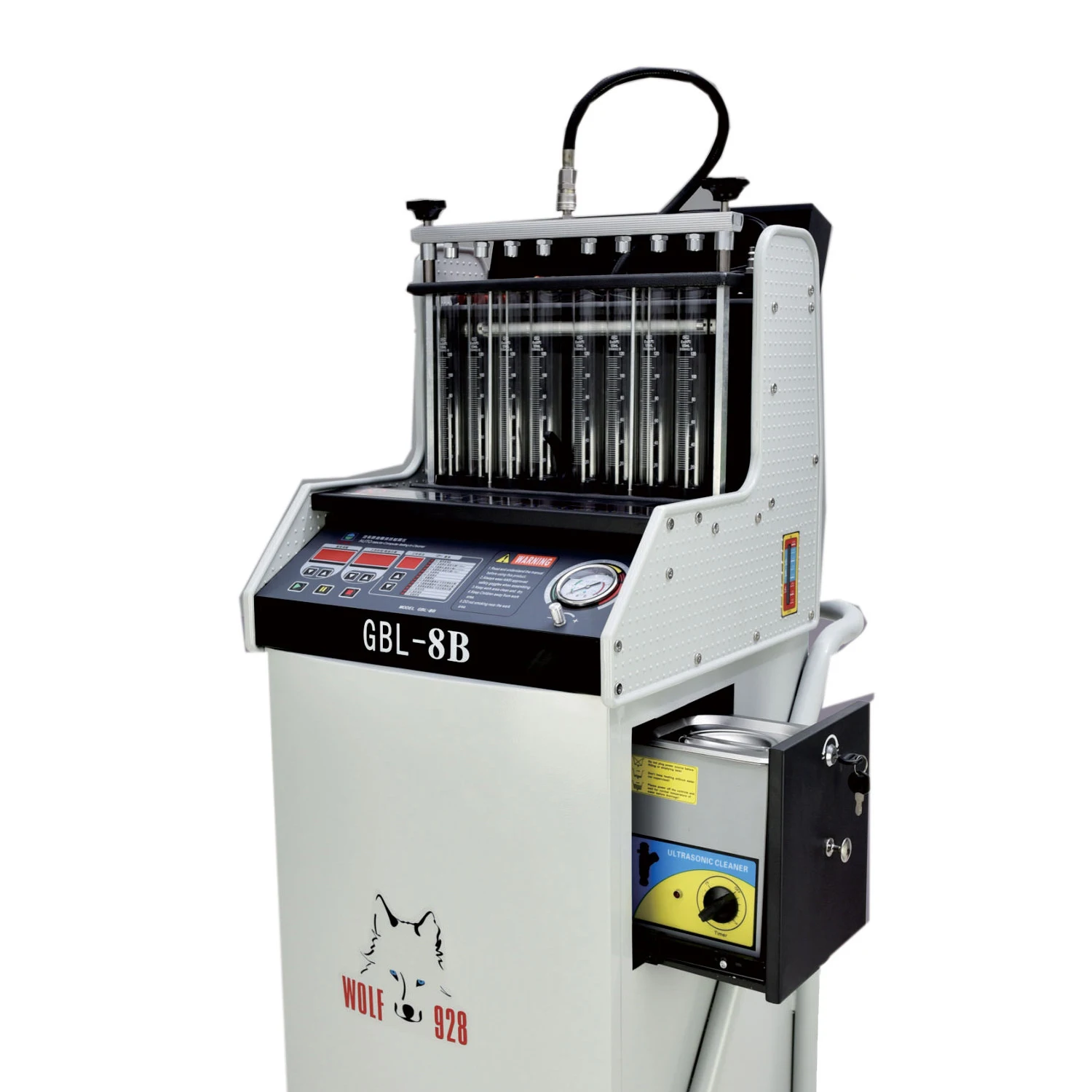 8 Cylinder GBL-8A Automatic Fuel Ultrasonic Injector Cleaning Car Injector Cleaning Machine