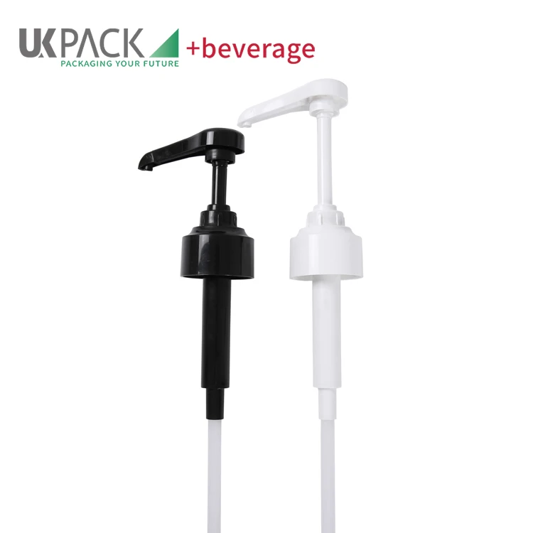 ukpack syrup pump food dispenser pump plastic dispenser universal for syrup bottle