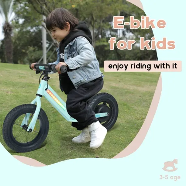 24V 200W 2.5Ah Lithium Battery Powered electric mini dirt bike 12 inch Electric Kids Balance Dirt Bike  kids electric bikes