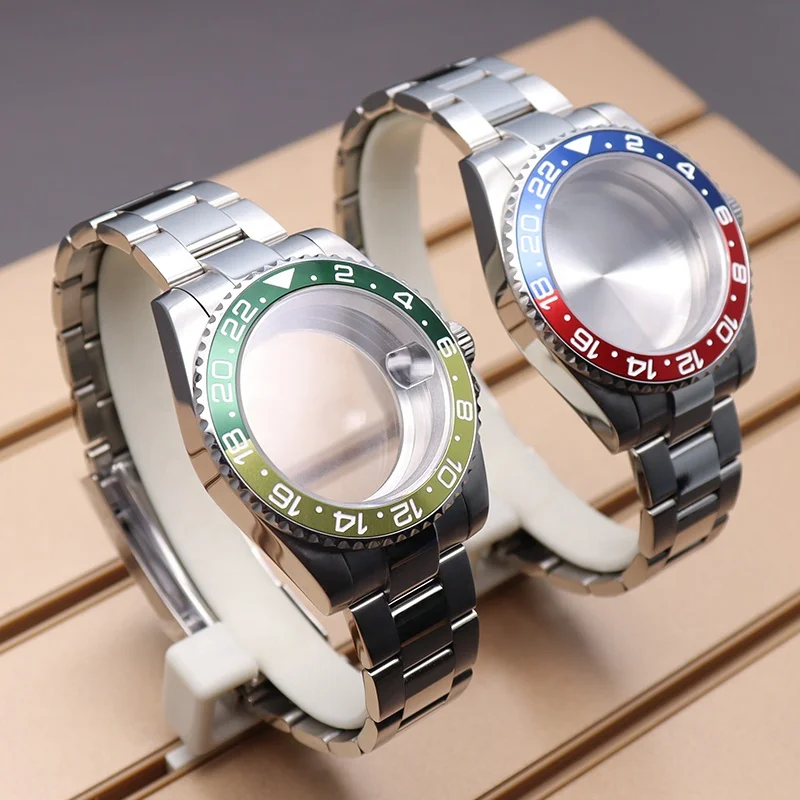 Custom Luxury Watch Case 316L Stainless Steel Waterproof Watch Case For Seiko Nh34 Nh35 Nh36 Nh38 Miyota 8215 ETA 2824 Movement