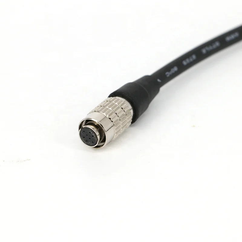 Industrial camera trigger cable Hr25-7tp-8s Hirose 8pin female power trigger cable