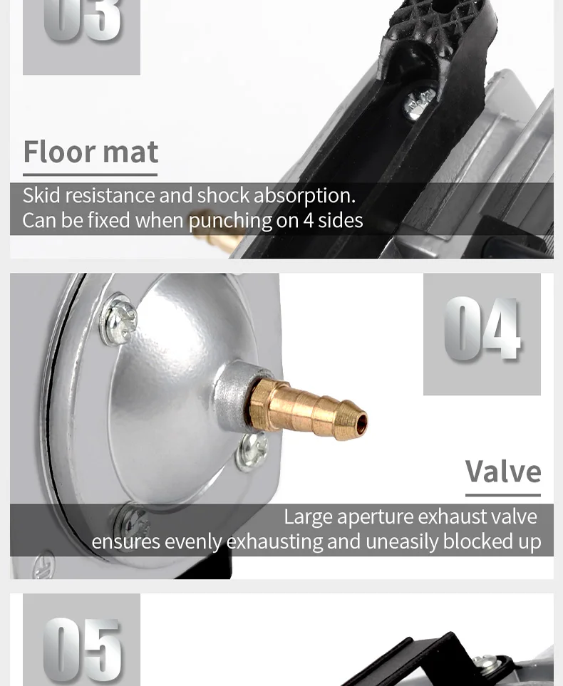 RESUN ACO-002 Electromagnetic air pump oxygen pump aerated oxygen for indoor fish tank