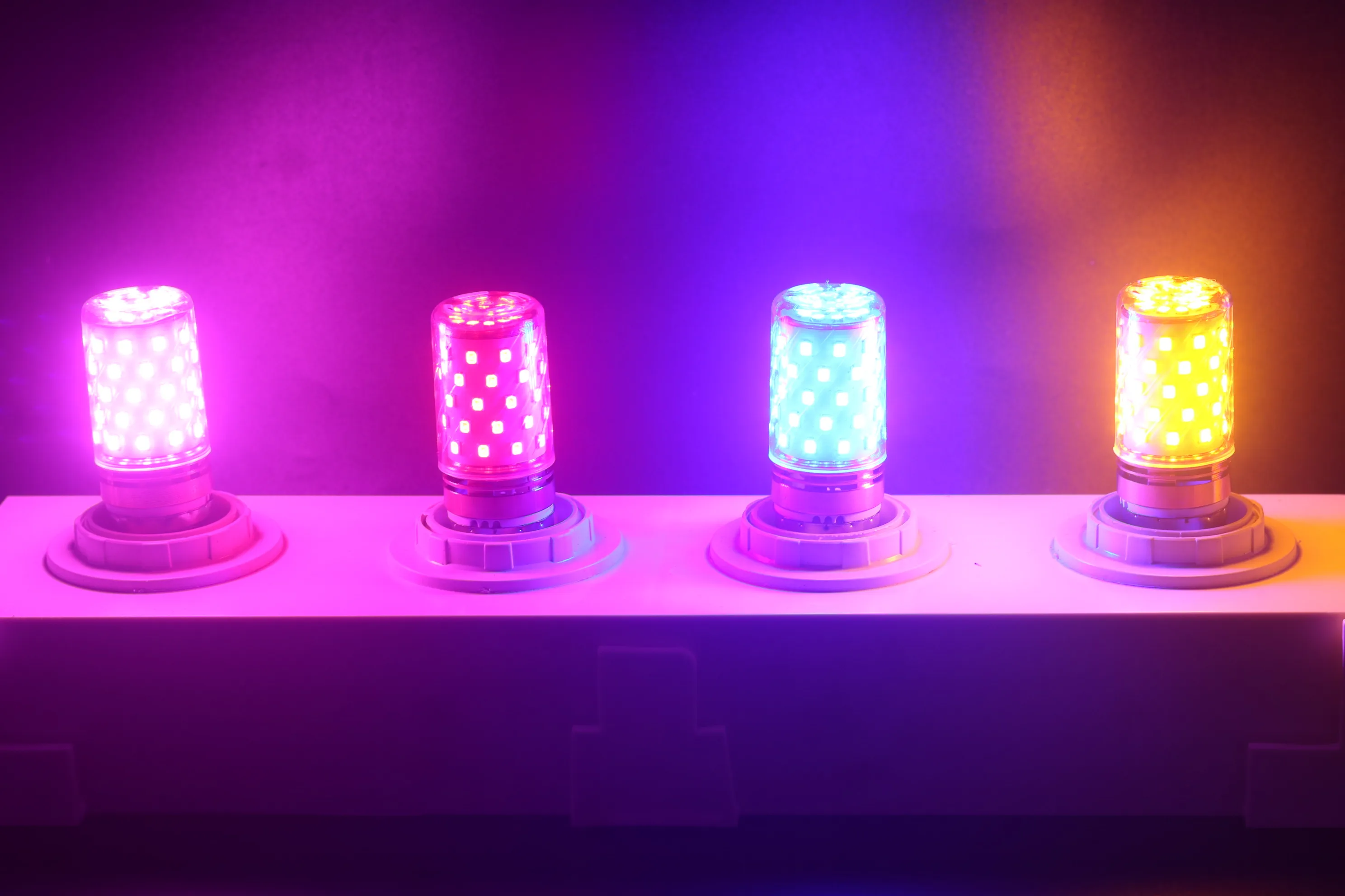 12V 24V 48V 85V 110V 220V LED Lights P28S E14 E12 B22  Red Green Blue White Warm White 12W LED Corn Bulbs for Boat Machine Party