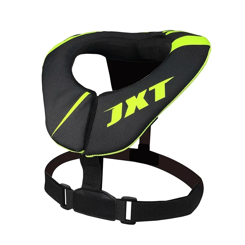 JXT Wolf teenager children neck brace off-road motorcycle balance bike go-kart neck protection black green protector