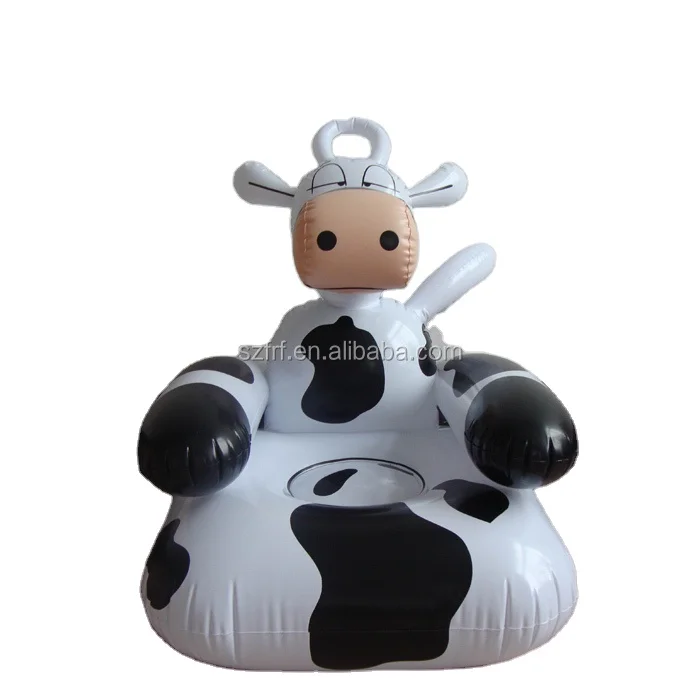 Party Promotion Gifts Kids Inflatable Milk Cow Chair