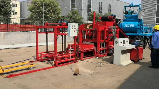 QTJ4-18 Fully Automatic Block Production Line Hydraulic Concrete Paver Block Machine Cement Hollow Brick machine price
