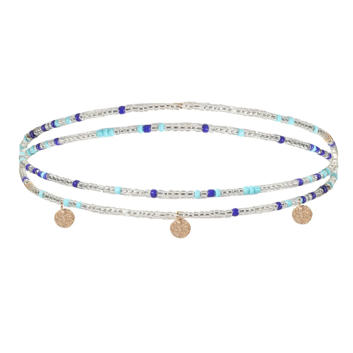 Waist Beads Chains for Women Colorful Belly Beads Elastic Waist Chain Summer Beach Bikini Belly Body Chain African Waist Jewelry