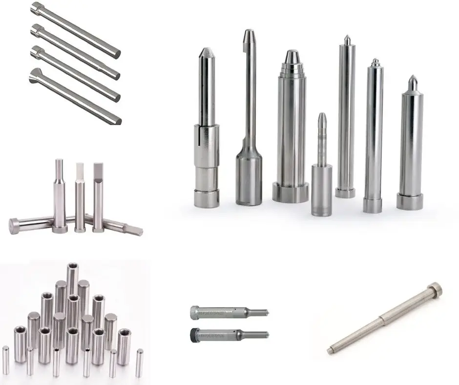 custom with high precision hss din9861 carbide center roll pin punch and die parts