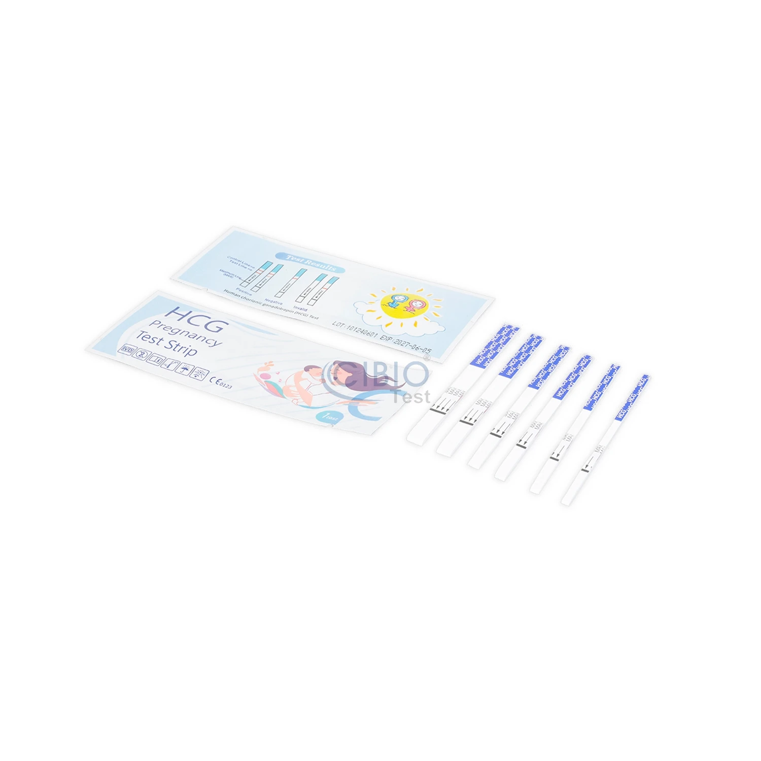 ealy results Women Fertility urine test kit HCG Pregnancy LH ovulation test strip