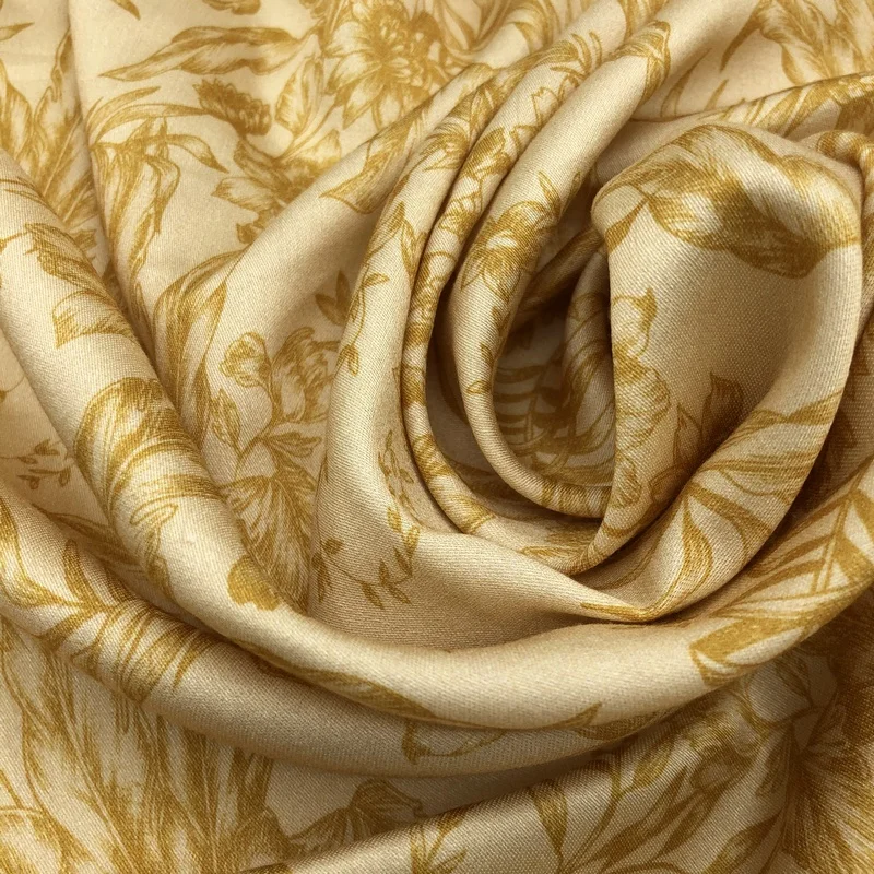 China Manufacturer Cheap Digital Printing 100% Rayon Satin Fabric