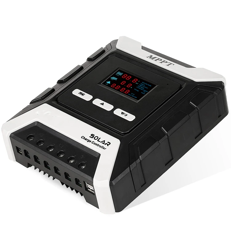 High Voltage Off Grid MPPT Charge Controller 30 A 60 AMP 80A 12V 24V 48V Controller for Solar Energy