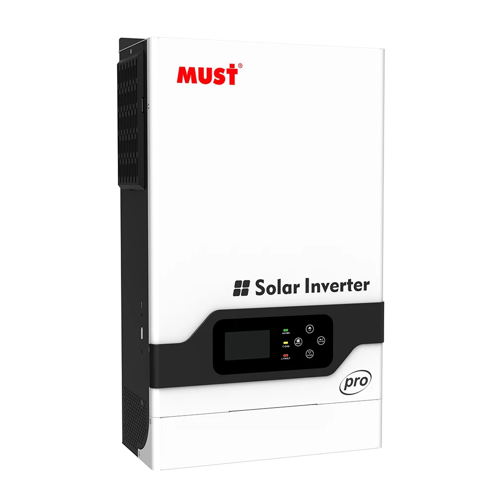 Must 3kw 1.5kw 2kw 4kw 5kw 6kw off Grid Hybrid Solar Inverters 80A Mppt Build in 12v 24v 220v Pure Sine Wave for Home&System